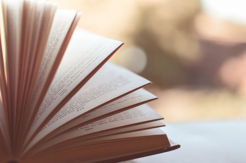 Reading a book